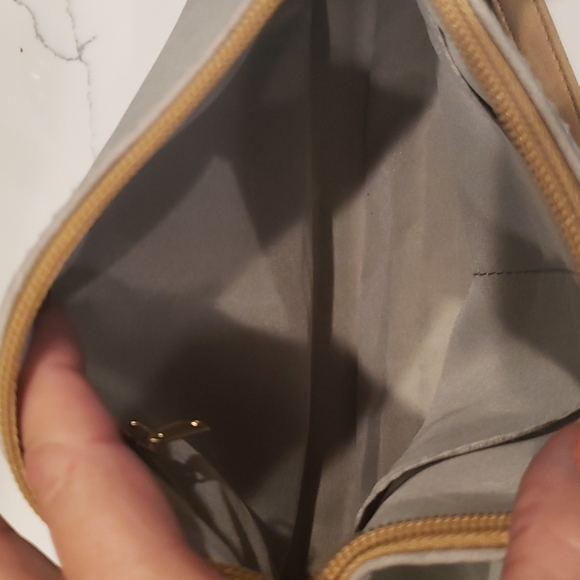 Grey leather purse - Picture 2 of 2